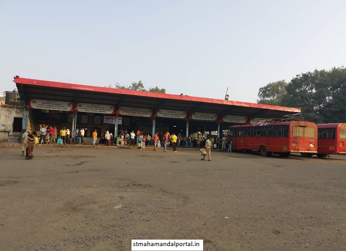 msrtc kolhapur bus stand area